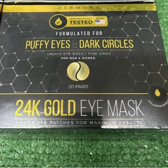 Dermora 24K Gold Eye Mask - Picture 1 of 5